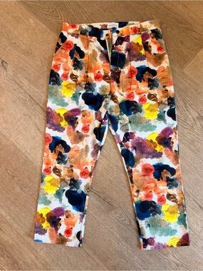 Boys Wolf and Rita Multicolor Watercolor Print  Pants trousers